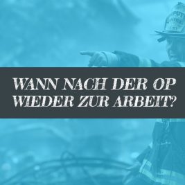 Wann wieder arbeiten nach Weisheitszahn OP?