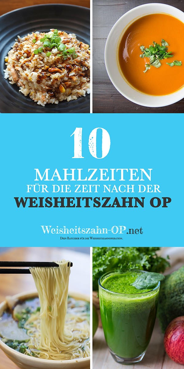 Essen nach Weisheitszahn OP - Ernährung?